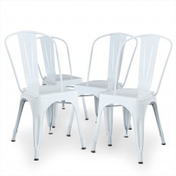 Silla Tolix Mio Blanco Mate