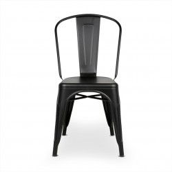 Silla Tolix Mio Negro Mate
