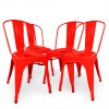 Silla Tolix Mio Rojo Mate