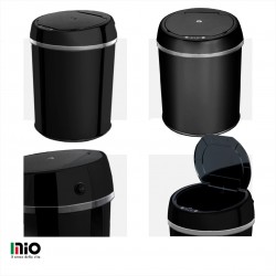 Cesto de basura automático 12Lts. Negro