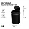 Cesto de basura automático 12Lts. Negro