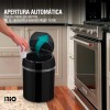 Cesto de basura automático 15 Lts. Negro