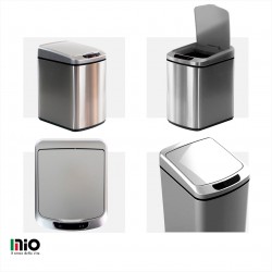 Cesto de basura automático 15Lts. Rectangular