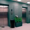 Cesto de basura automático 40Lts. Negro