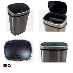 Cesto de basura automático 65Lts. Rectangular
