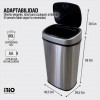 Cesto de basura automático 65Lts. Rectangular