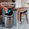 Cesto de basura automático 65Lts. Rectangular