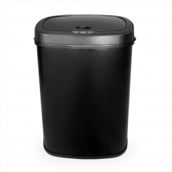Cesto de basura automático 65Lts. Negro Rectangular